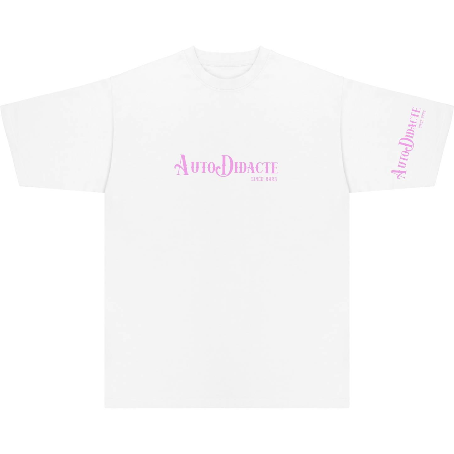 T-SHIRT UNISEXE AUTODIDACTE WHITE OPTIC