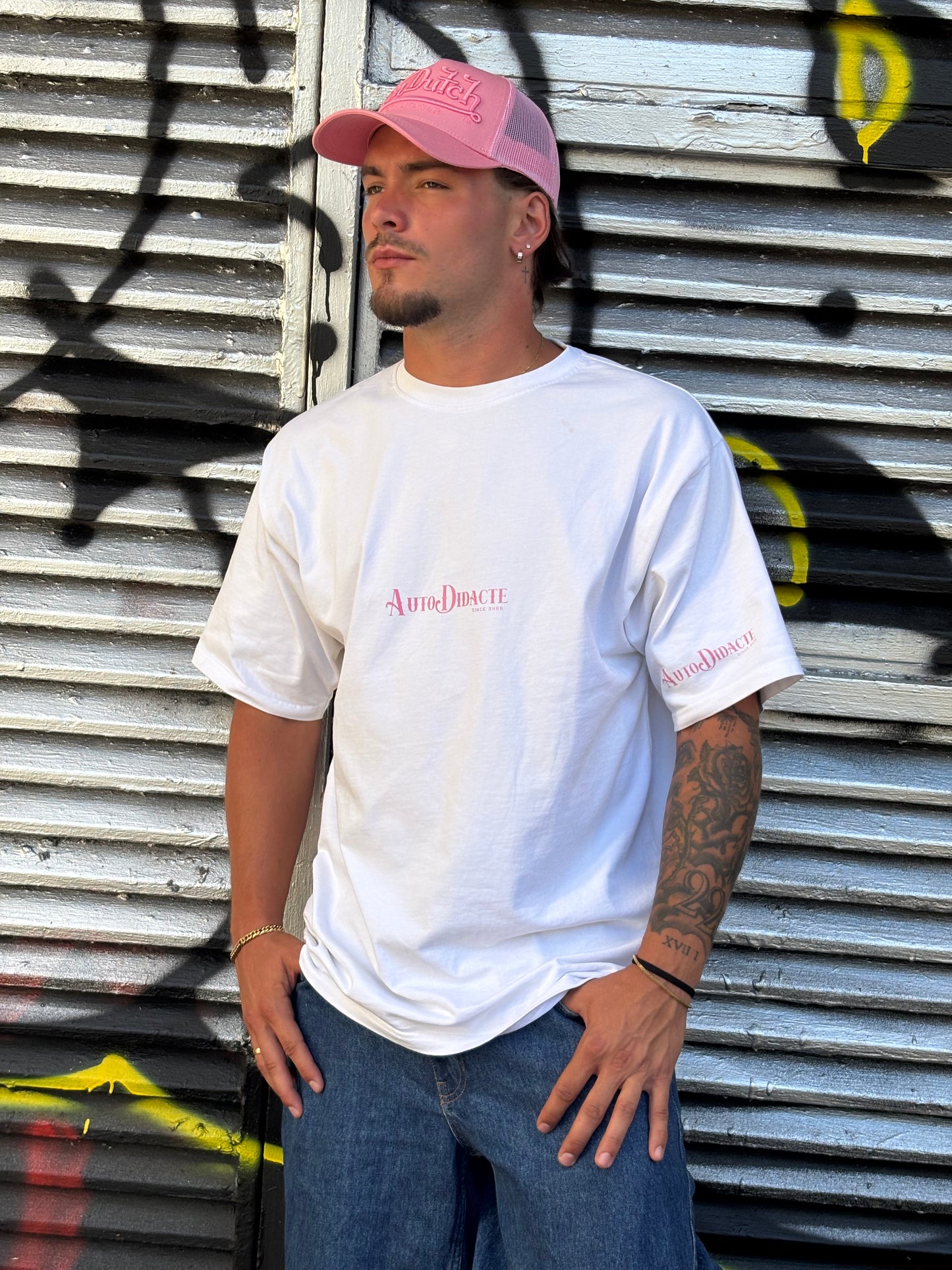 T-SHIRT UNISEXE AUTODIDACTE WHITE OPTIC