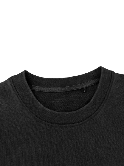 SWEAT-SHIRT NOIR VINTAGE