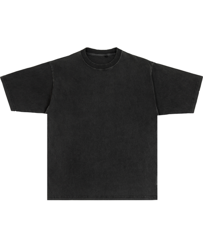 T-SHIRT BASIC NOIR VINTAGE