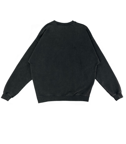 SWEAT-SHIRT NOIR VINTAGE