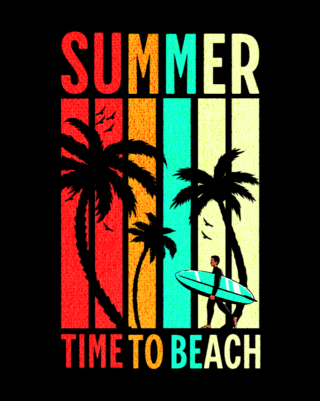 TOTE BAG BEACH TIME