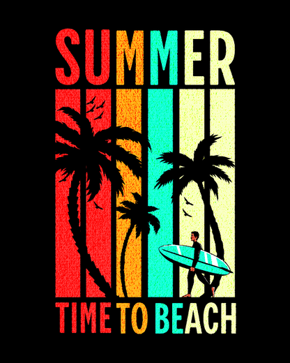 TOTE BAG BEACH TIME