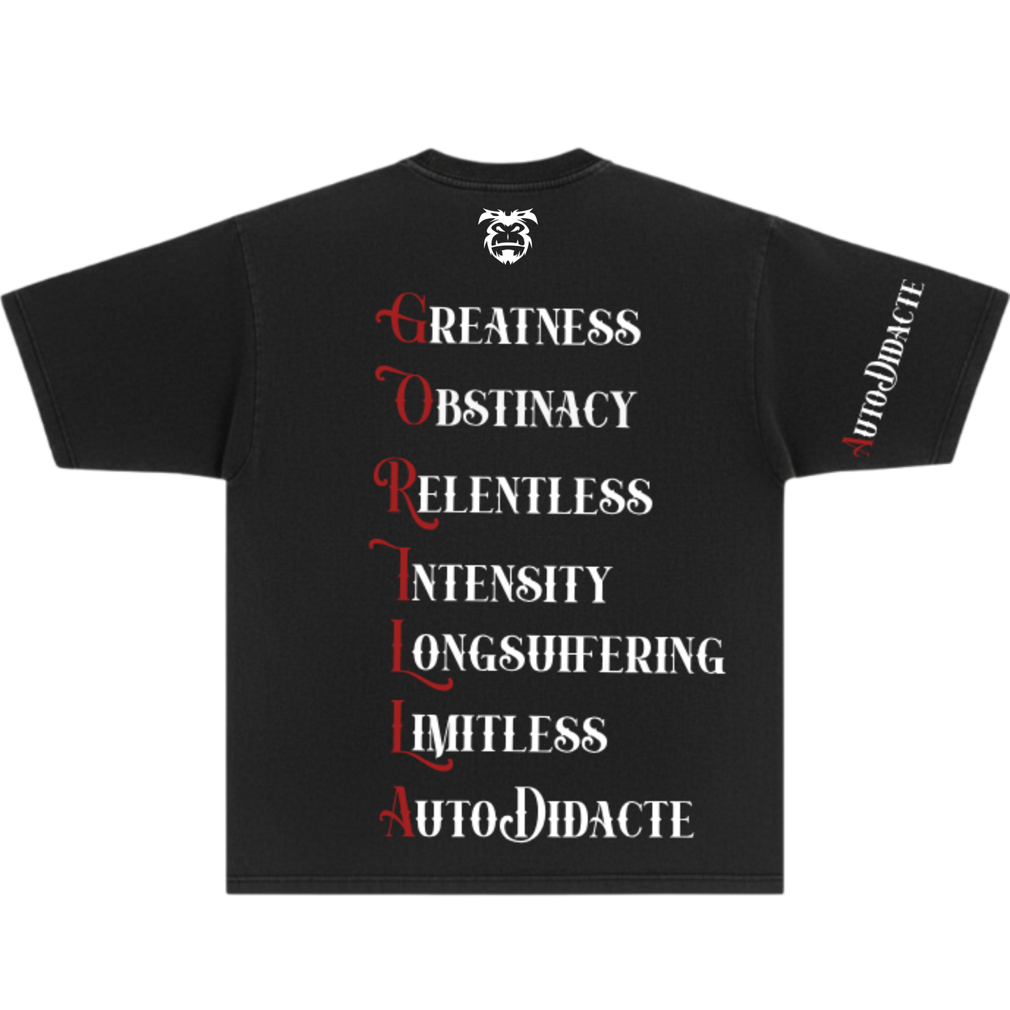 T-SHIRT UNISEXE AUTODIDACTE X GORILLA